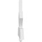 Ekena Millwork Redmond Architectural Grade PVC Gable Bracket, 96"W x 24"H x 2"D x 6"F, 6/12 Pitch GBP096X24X0206RED00 - alternate 3